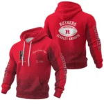 Rutgers Scarlet Knights Pullover Hoodie Waffle Knit 2027 Personalize Name