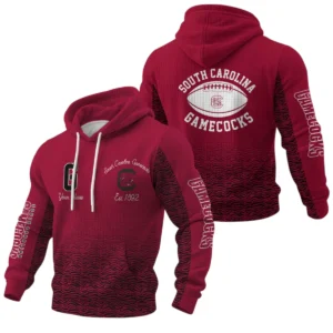 South Carolina Gamecocks Pullover Hoodie Waffle Knit 2027 Personalize Name
