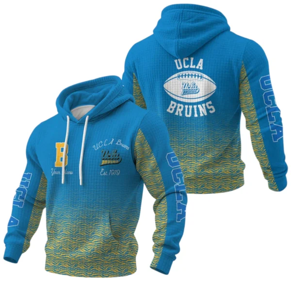 UCLA Bruins Pullover Hoodie Waffle Knit 2027 Personalize Name
