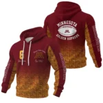 Minnesota Golden Gophers Pullover Hoodie Waffle Knit 2027 Personalize Name