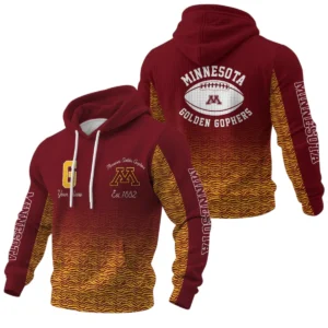 Minnesota Golden Gophers Pullover Hoodie Waffle Knit 2027 Personalize Name