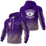 Washington Huskies Pullover Hoodie Waffle Knit 2027 Personalize Name