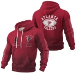 Atlanta Falcons Waffle Pullover Hoodie Custom Your Name