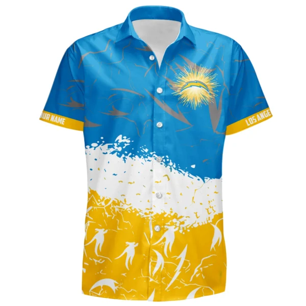 Los Angeles Chargers Hawaiian Shirt 2026 Limited Custom Your Name