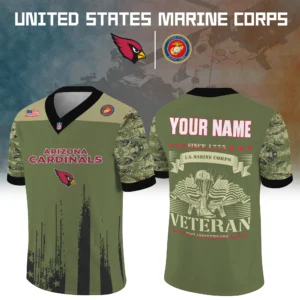 Atlanta Falcons Baseball V Neck Jersey Shirt x US Marine Corps 250th Anniversary Personalize Name