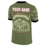 Los Angeles Rams Baseball V Neck Jersey Shirt x US Marine Corps 250th Anniversary Personalize Name