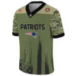 New England Patriots Baseball V Neck Jersey Shirt x US Marine Corps 250th Anniversary Personalize Name