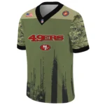 San Francisco 49ers Baseball V Neck Jersey Shirt x US Marine Corps 250th Anniversary Personalize Name