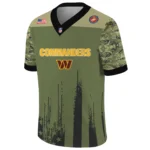 Washington Commanders Baseball V Neck Jersey Shirt x US Marine Corps 250th Anniversary Personalize Name