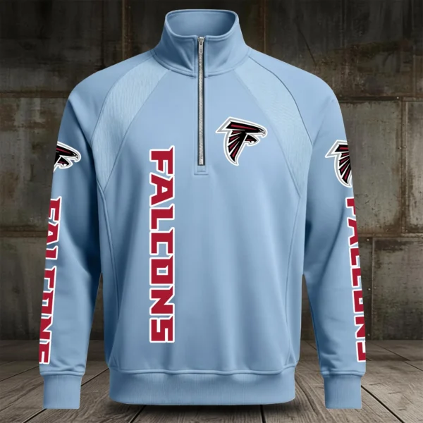 Atlanta Falcons Half Zip Hoodie Stand Collar 2027 Limited