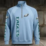 Philadelphia Eagles Half Zip Hoodie Stand Collar 2027 Limited