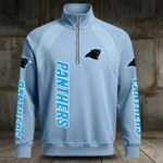 Carolina Panthers Half Zip Hoodie Stand Collar 2027 Limited