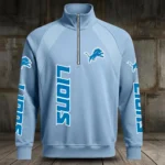 Detroit Lions Half Zip Hoodie Stand Collar 2027 Limited