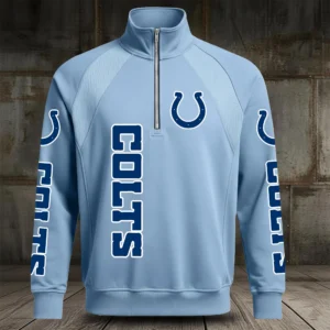 Indianapolis Colts Half Zip Hoodie Stand Collar 2027 Limited
