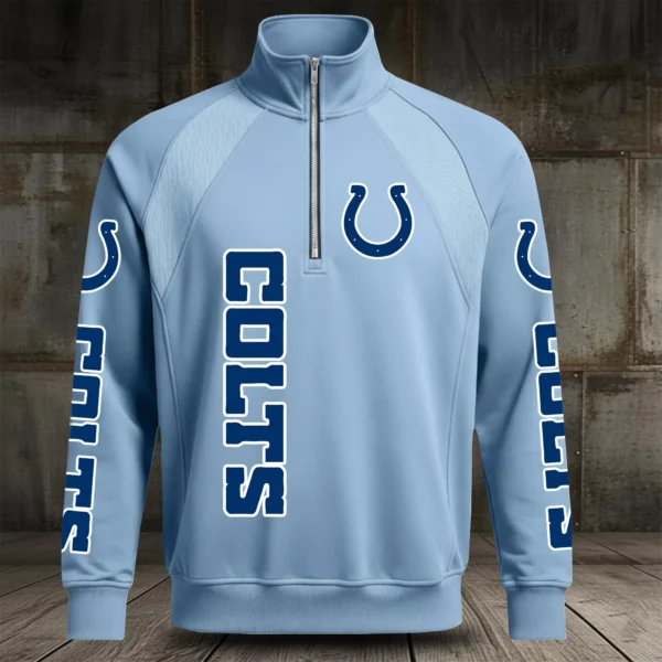 Indianapolis Colts Half Zip Hoodie Stand Collar 2027 Limited