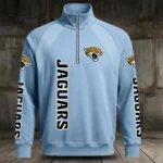 Jacksonville Jaguars Half Zip Hoodie Stand Collar 2027 Limited
