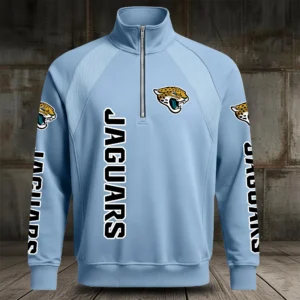 Jacksonville Jaguars Half Zip Hoodie Stand Collar 2027 Limited