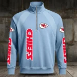 Kansas City Chiefs Half Zip Hoodie Stand Collar 2027 Limited