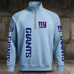 New York Giants Half Zip Hoodie Stand Collar 2027 Limited