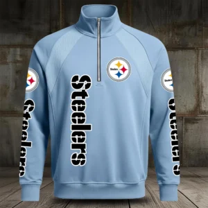 Pittsburgh Steelers Half Zip Hoodie Stand Collar 2027 Limited