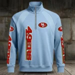 San Francisco 49ers Half Zip Hoodie Stand Collar 2027 Limited