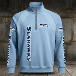Seattle Seahawks Half Zip Hoodie Stand Collar 2027 Limited