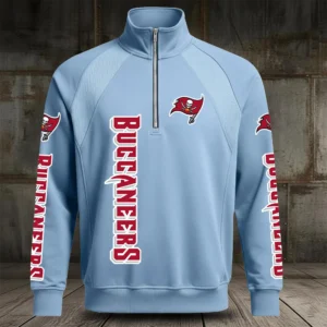 Tampa Bay Buccaneers Half Zip Hoodie Stand Collar 2027 Limited