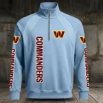 Washington Commanders Half Zip Hoodie Stand Collar 2027 Limited