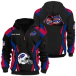 Buffalo Bills Half Zip Hoodie Full Set Options Limited Personalize Name