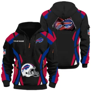 Buffalo Bills Half Zip Hoodie Full Set Options Limited Personalize Name