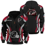 Atlanta Falcons Half Zip Hoodie Full Set Options Limited Personalize Name