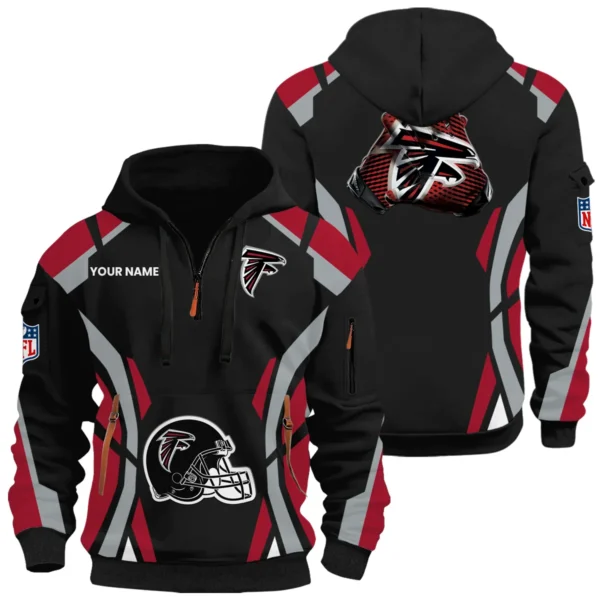 Atlanta Falcons Half Zip Hoodie Full Set Options Limited Personalize Name