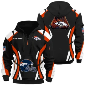 Denver Broncos Half Zip Hoodie Full Set Options Limited Personalize Name