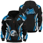 Detroit Lions Half Zip Hoodie Full Set Options Limited Personalize Name