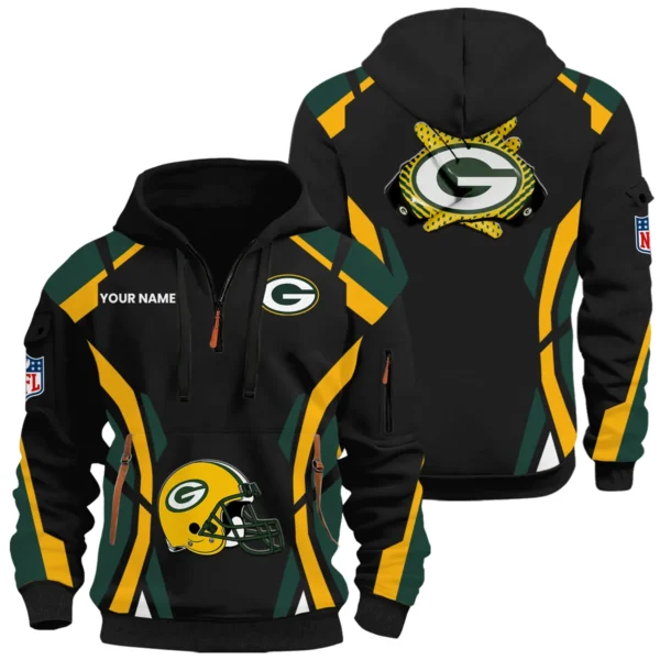 Green Bay Packers Half Zip Hoodie Full Set Options Limited Personalize Name