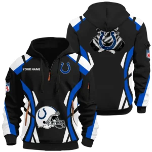 Indianapolis Colts Half Zip Hoodie Full Set Options Limited Personalize Name