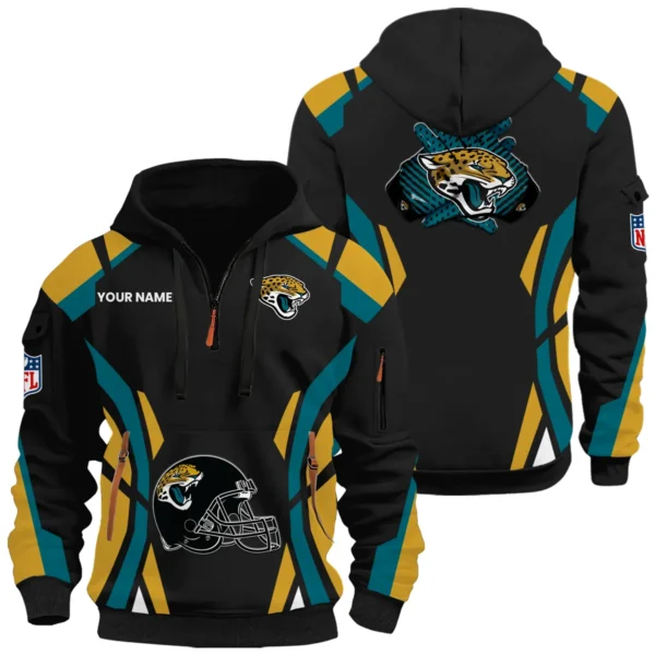 Jacksonville Jaguars Half Zip Hoodie Full Set Options Limited Personalize Name