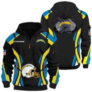 Los Angeles Chargers Half Zip Hoodie Full Set Options Limited Personalize Name