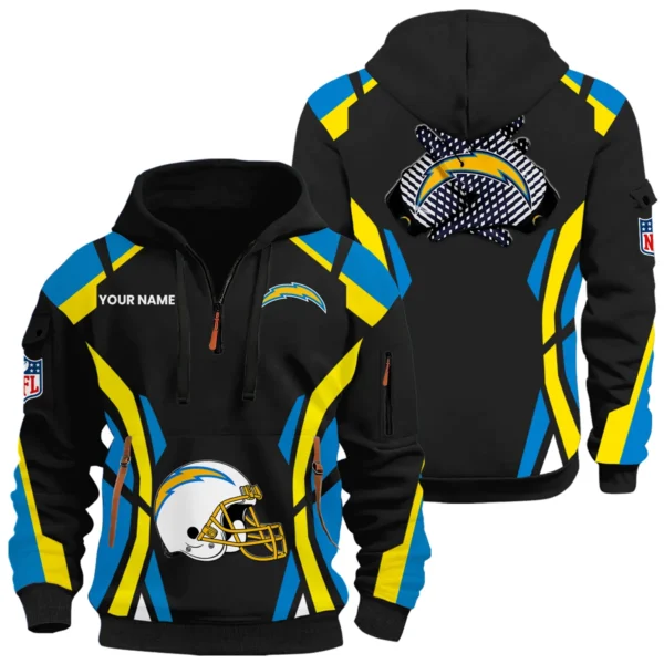 Los Angeles Chargers Half Zip Hoodie Full Set Options Limited Personalize Name