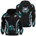 Philadelphia Eagles Half Zip Hoodie Full Set Options Limited Personalize Name