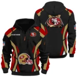 San Francisco 49ers Half Zip Hoodie Full Set Options Limited Personalize Name