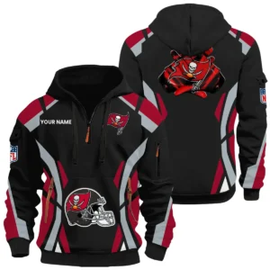 Tampa Bay Buccaneers Half Zip Hoodie Full Set Options Limited Personalize Name