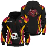 Arizona Cardinals Half Zip Hoodie Full Set Options Limited Personalize Name
