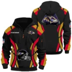 Baltimore Ravens Half Zip Hoodie Full Set Options Limited Personalize Name