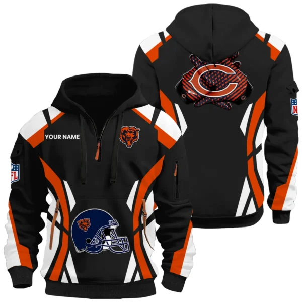 Chicago Bears Half Zip Hoodie Full Set Options Limited Personalize Name