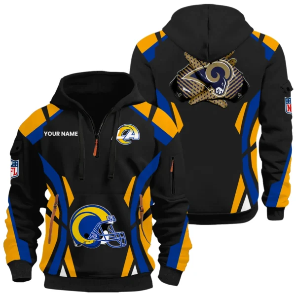 Los Angeles Rams Half Zip Hoodie Full Set Options Limited Personalize Name
