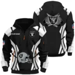 Las Vegas Raiders Half Zip Hoodie Full Set Options Limited Personalize Name