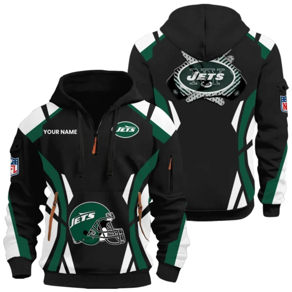 New York Jets Half Zip Hoodie Full Set Options Limited Personalize Name