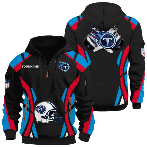 Tennessee Titans Half Zip Hoodie Full Set Options Limited Personalize Name