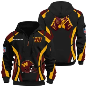 Washington Commanders Half Zip Hoodie Full Set Options Limited Personalize Name